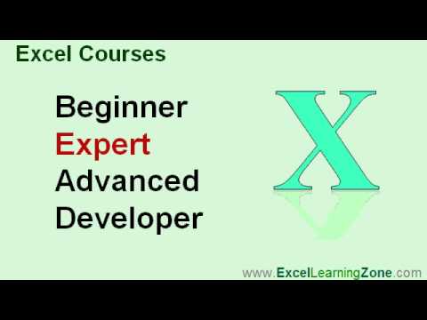 Microsoft Excel 2010 Expert Level 1 Introduction
