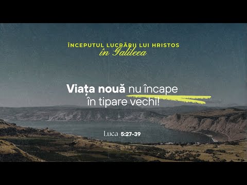 Viața nouă nu încape în tipare vechi | Alin Pop | 25-01 | AM