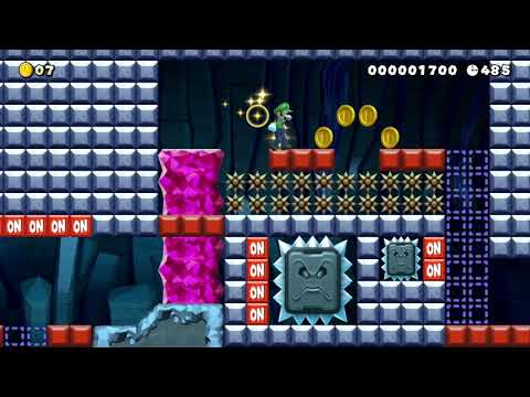 2-2 The Thwomps Blocked You by Noobish123 🍄 Super Mario Maker 2 #anb