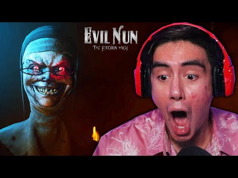 THIS NASTY OLD NUN JUMPSCARED ME SO HARD MY EYES ROLLED BACK | Evil Nun Broken Mask on PC