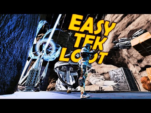 FIRST FULL TEK BASE RAID WITHOUT SOAKING A SINGLE TURRET! ARK Ascended PvP