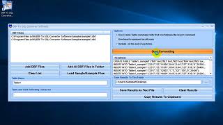 How To Use DBF To SQL Converter Software
