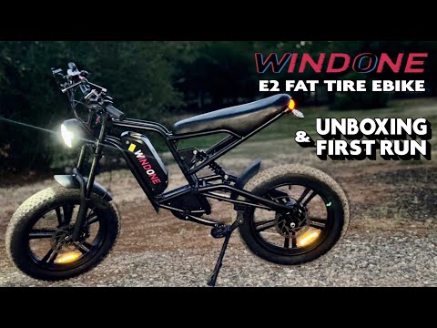 Windone E2 Fat Tire eBike Unboxing & First Run🚴🏽‍♂️🏆