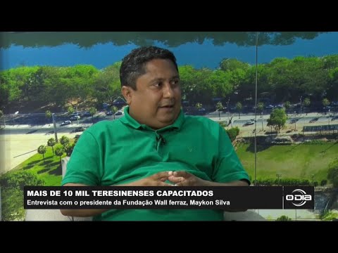 Presidente da Fundação Wall Ferraz, Maykon silva, fala sobre capacitação 19 01 2023