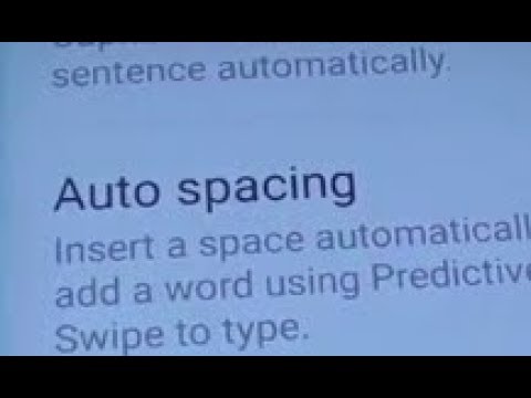 Samsung Galaxy S8: How to Enable / Disable Keyboard Auto Spacing