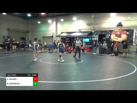 100 Lbs 7th Place Elizabeth Dosado Team Virginia Vs RAYANA SAHAGUN Team Michigan