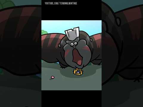 Kirby Fights A Gorilla @TerminalMontage