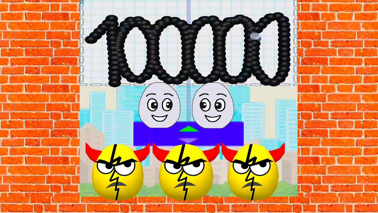 DRAW TO SMASH 1-10-100-1000-10000-100000 in 4K !