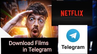 How to Used Telegram to Download Netflix Films for Free in Africa Countries (2023) #Netflix_Films
