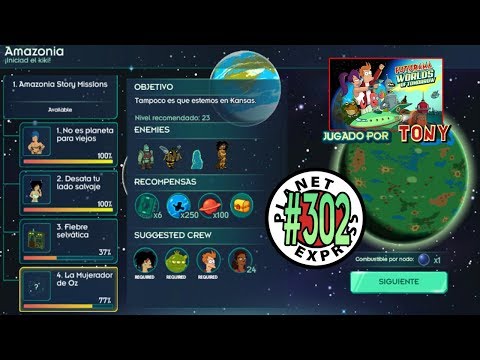 Futurama, Mundos del Mañana "Cap. 302 - La Mujerador de Oz (100%) en Amazonia" por Tony