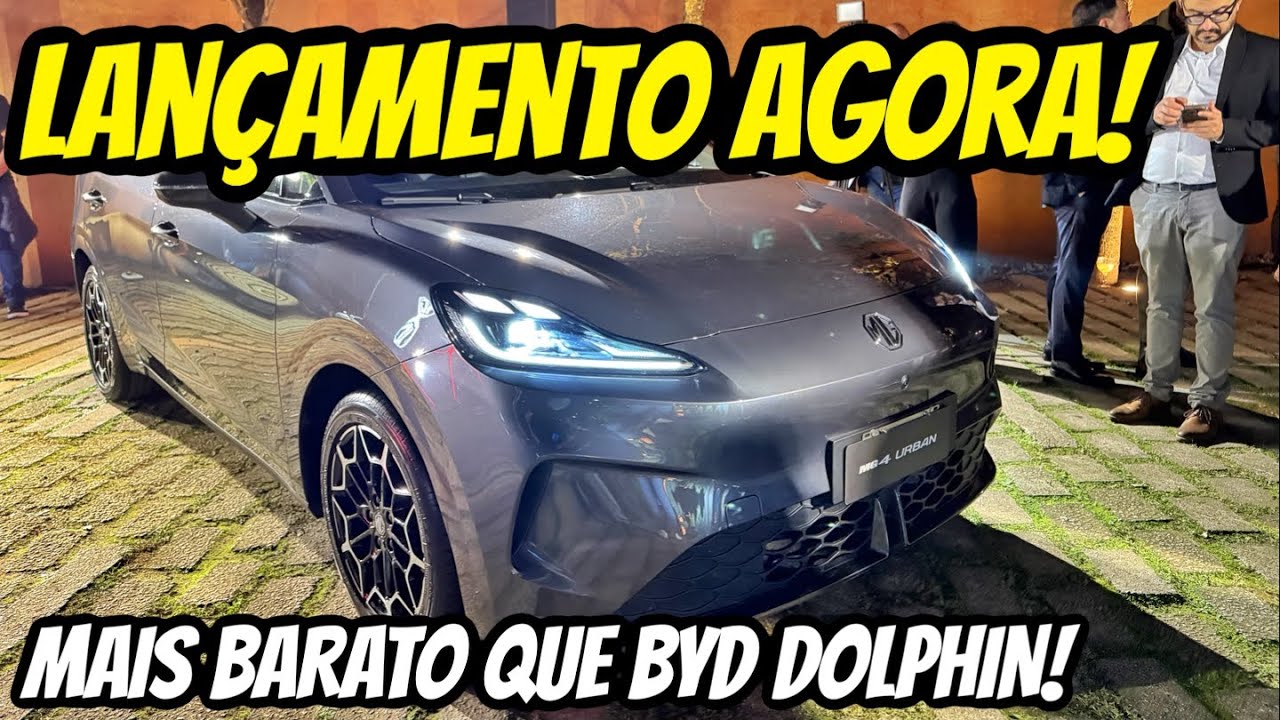 LANÇAMENTO MG4 URBAN - R$ 129.990 E MAIS COMPLETO QUE BYD DOLPHIN!