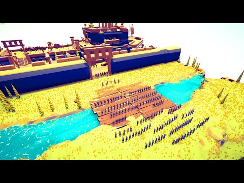 CAN 150x ATHENIAN MILITARY CAPTURE ENEMY CASTLE? - Totally Accurate Battle Simulator TABS