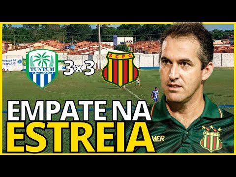 EM PARTIDA MOVIMENTADA SAMPAIO CORRÊA EMPATA POR 3 X 3 COM O TUNTUM E SEGUE NA LIDERANÇA DO GRUPO A