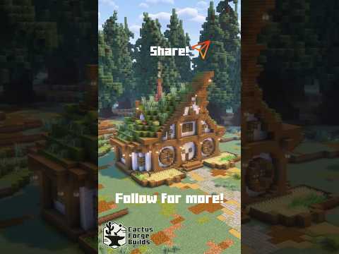 Mossy Minecraft Cottage Build! #minecraft