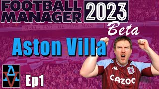 FM23: GERRARD OUT, VILLAIN IN! - Aston Villa Ep1: Football Manager 23 Beta Let's Play
