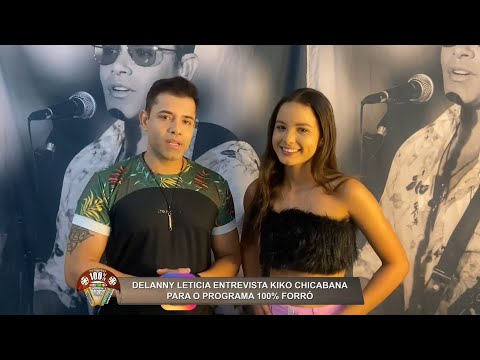 Kiko Chicabana passa por Teresina e Delanny Leticia o entrevista para o Programa 100% Forró
