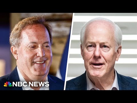 Steve Kornacki previews the Texas GOP primary runoff between Ken Paxton and John Cornyn