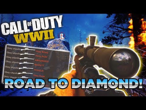 Call of Duty WWII Road to Diamond Snpers
