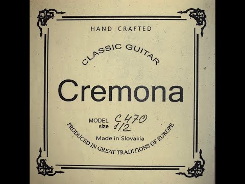 Гитара Cremona C470 Словакия размер 1/2 - Дорога добра (из кинофильма «Приключения Маленького Мука»)