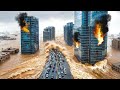 TSUNAMI 2025 300 KM H WINDS TEAR Through Asia Bridges Towers COLLAPSE Full Movie