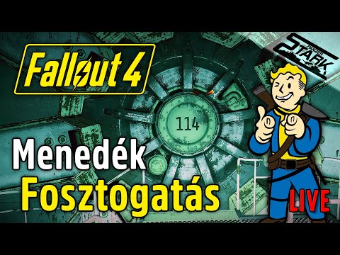 Fallout 4 - 3.Rész (Kifosztjuk a Menedékeket!) - Stark LIVE
