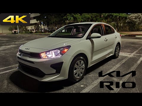 2023 Kia Rio S - POV Night Drive 4K (Binaural Audio) 6 Speaker Sound System