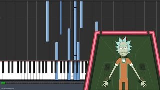 Hurt - Nine Inch Nails - Rick and Morty Ending [Piano Tutorial] (Synthesia)
