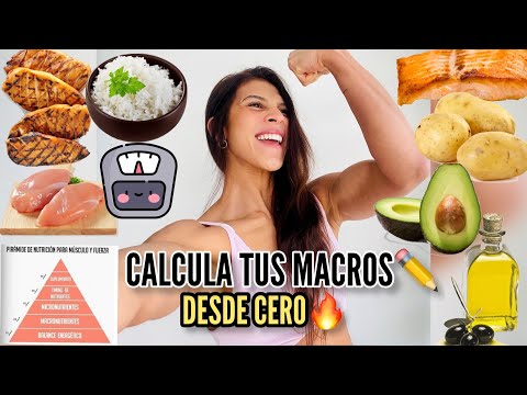 CALCULA TUS MACROS DESDE CERO! - Cuánto comer de proteínas, carbos y grasas?