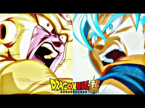 Dragon Ball Super : SSB Goku VS Golden Frieza (with other music)