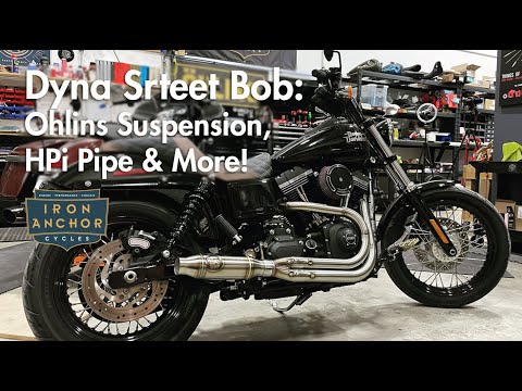 Dyna Street Bob Upgrades: Ohlins Suspension, HPi Pipe & More!