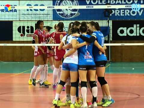 Volejbal extraliga žen: Přerov Precheza - VK AGEL Prostějov 0:3 (18:25, 15:25, 19:25)