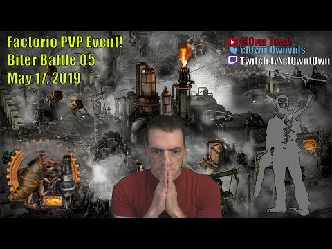 Factorio PVP Biter Challenge 05 - Colonelwill vs Dr Doof