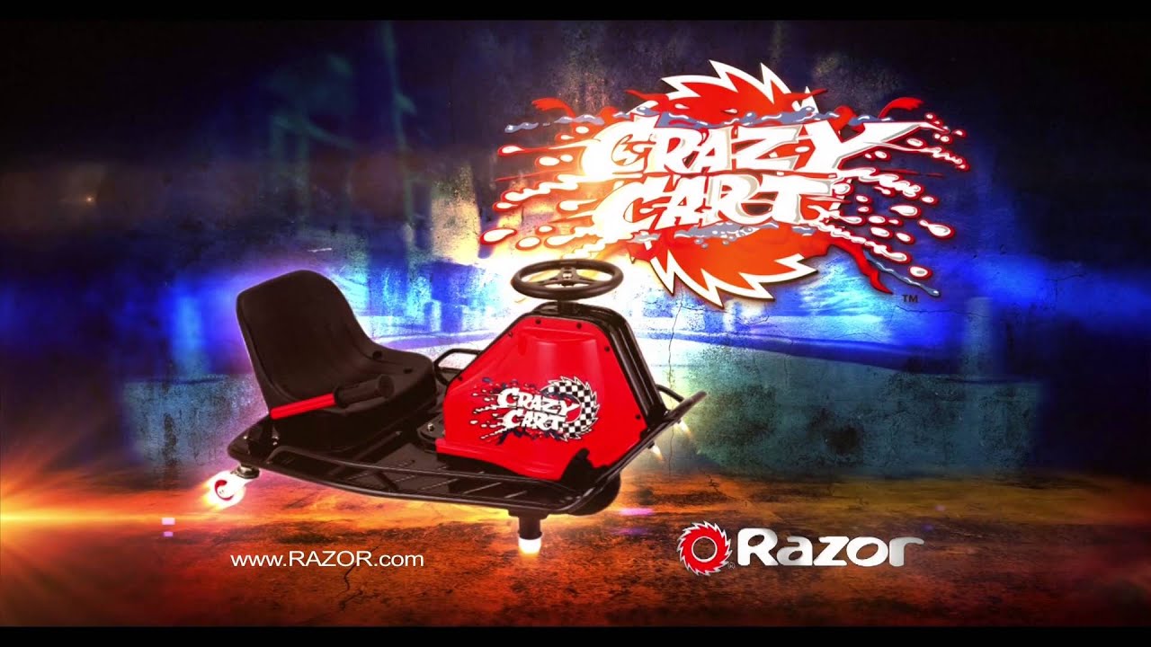 Razor Electric Ride-on Crazy Cart Black