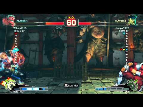 Wildcat815 [Hakan] vs chappa1976 [Bison] SSF4 Japanese Online Ranked Matches - TRUE-HD