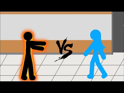 SCP-457 vs SCP-054| Sticknodes Animation