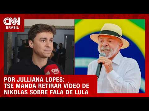 TSE manda Nikolas retirar post que associa fala de Lula a conteúdo sexual | HORA H