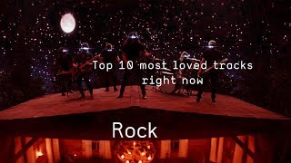 Top 10 Loved Rock Tracks