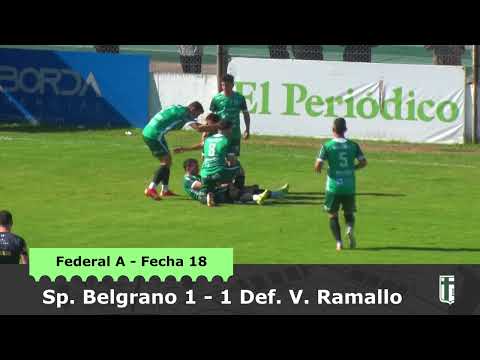 FÚTBOL PROFESIONAL • Resumen del encuentro entre Sportivo Belgrano 1 Def. de Belgrano 1