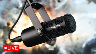 Testing The Maono PD400X USB + XLR Mic & Playing Some Games!