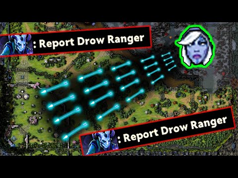 You're playing drow ranger wrong