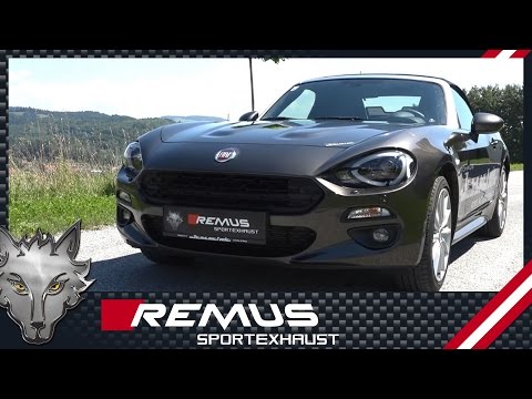 Fiat 124 Spider with REMUS cat-back system