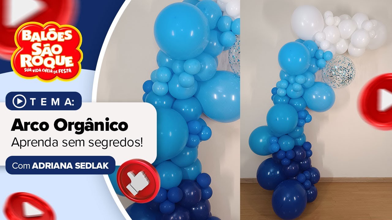 Arco Desconstruído 2024: Aprenda como fazer. Sem segredos! | Balões São Roque #balões #arcoorganico