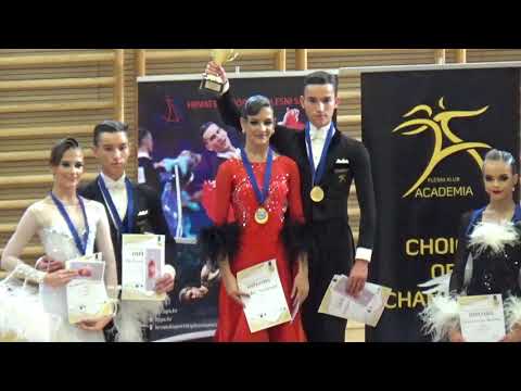 Hana i Mato DSE Zagreb 11.12.2021. ST 1. mjesto proglašenje