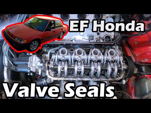 DIY Fix for Civic blowing smoke: Replacing Valve guide Seals without removing the head!