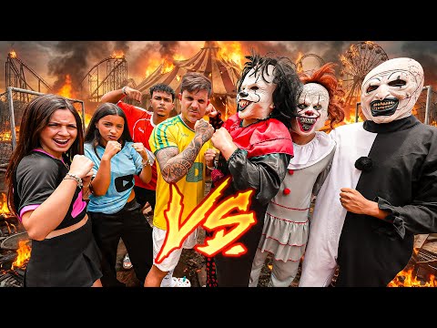Taspio's Troop VS Clown Troop!! *my channel is up for grabs