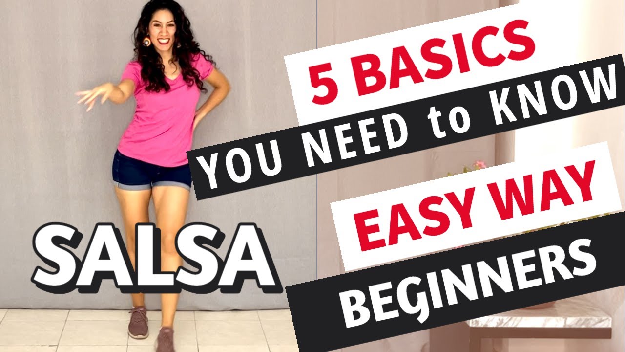 5 SALSA Basics YOU NEED to Start! TOTAL BEGINNERS - No Partner Needed