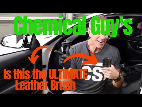 Chemical Guy's Review: best car leather scrub brush