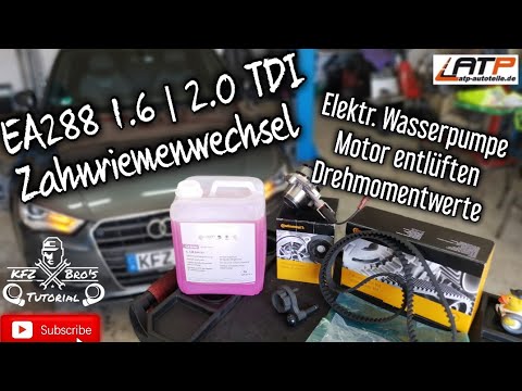 Vw Skoda Seat Audi A3 8V EA288 *CRBC* 1.6 | 2.0 TDI Zahnriemenwechsel | Timing Belt Replacement