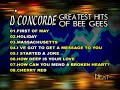 D Concorde Greatest Hits Of The Bee Gees Songlist