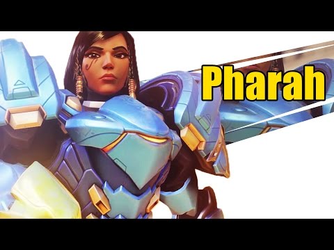 OMG IT'S PHARAH! ROCKETS! BAM! | OVERWATCH